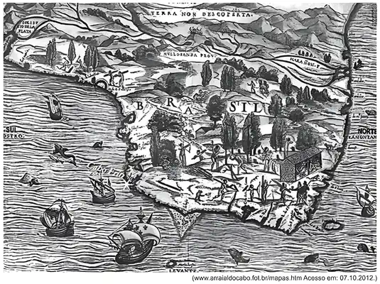 Imagem da questão 8 sobre Exploração e comércio de pau-brasil